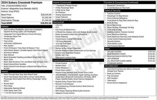 2024 Subaru Crosstrek Premium
