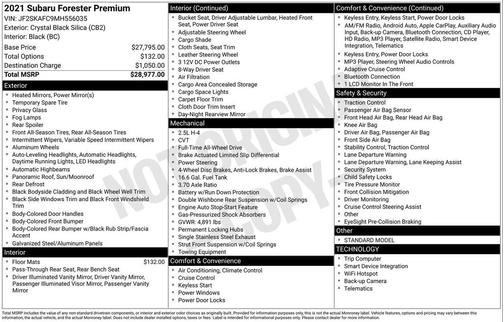 2021 Subaru Forester Premium