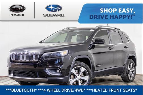 Diamond Black Crystal Pearlcoat 2019 Jeep Cherokee Limited