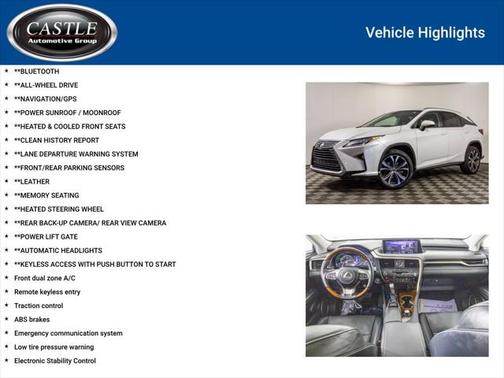 2018 Lexus RX 350 F Sport