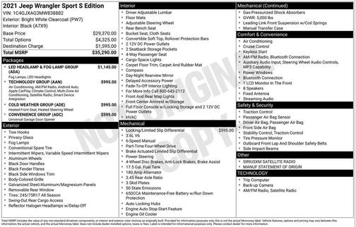 2021 Jeep Wrangler Willys