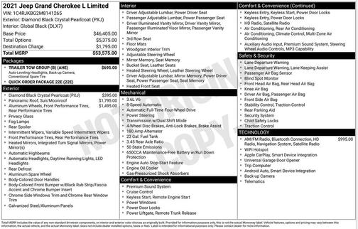 2021 Jeep Grand Cherokee L Limited