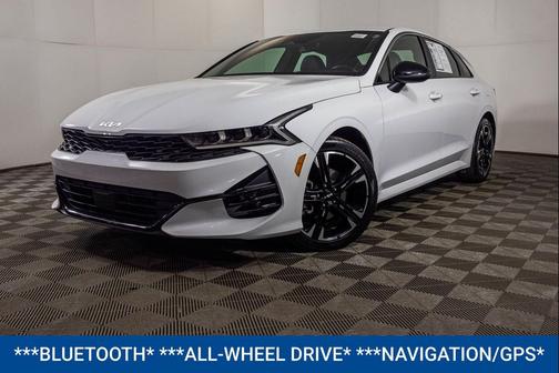 Glacial White Pearl 2023 Kia K5 GT-Line