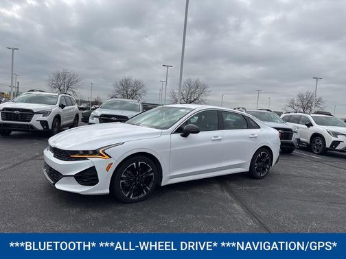 Glacial White Pearl 2023 Kia K5 GT-Line