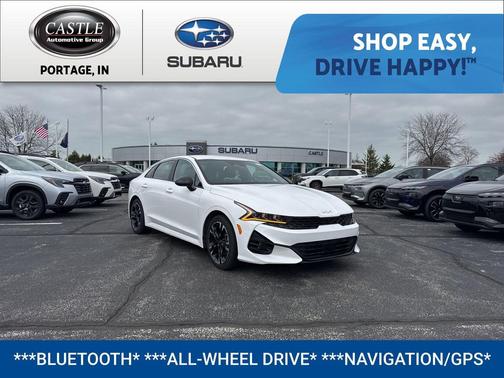 Glacial White Pearl 2023 Kia K5 GT-Line