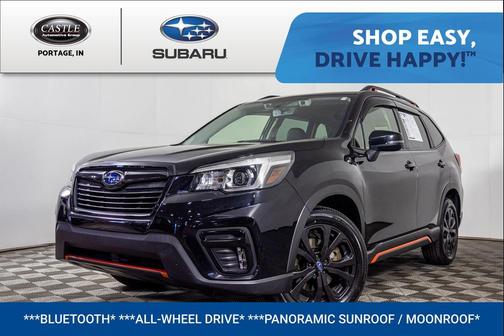 Crystal Black Silica 2020 Subaru Forester Sport
