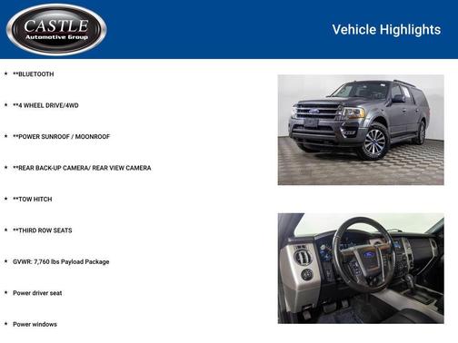 MAGNETIC METALLIC 2017 Ford Expedition EL XLT