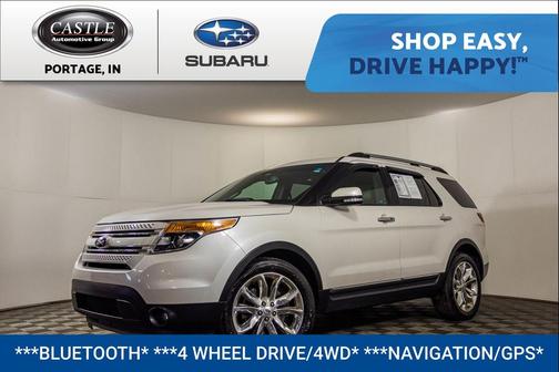 WHITE PLATINUM MET TRI-COAT 2014 Ford Explorer Limited