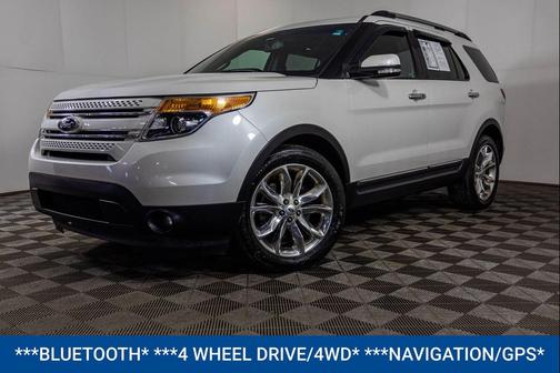 WHITE PLATINUM MET TRI-COAT 2014 Ford Explorer Limited