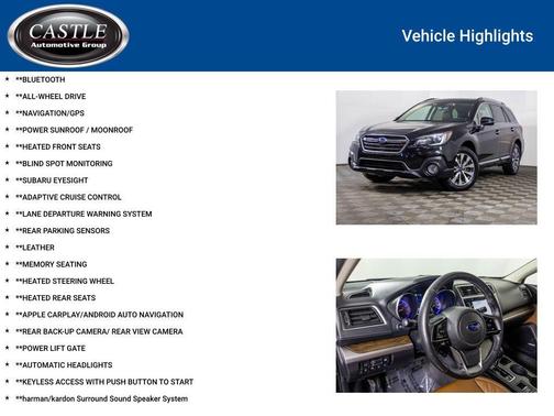 2019 Subaru Outback 3.6R Touring