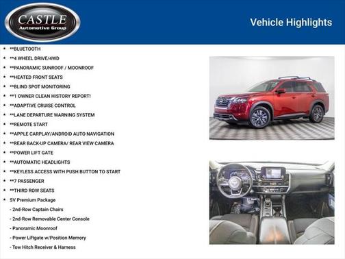 2022 Nissan Pathfinder SV 4WD