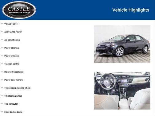 2014 Toyota Corolla L
