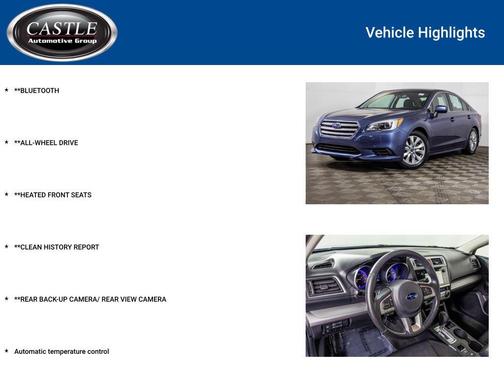 2015 Subaru Legacy Premium