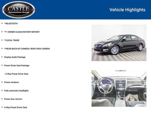 2015 Nissan Altima 2.5 S