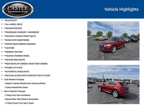 Matador Red Metallic 2018 Audi Q5 2.0T Tech Premium
