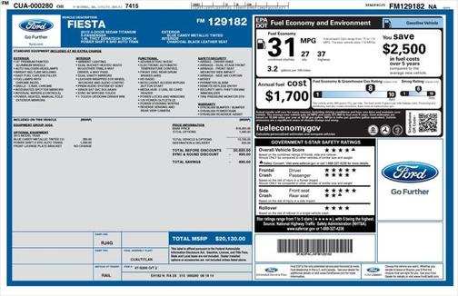 2015 Ford Fiesta Titanium