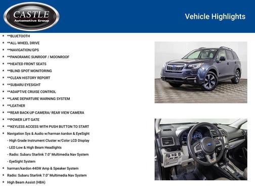 2018 Subaru Forester 2.5i Limited