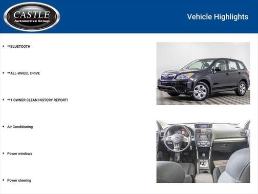 2014 Subaru Forester 2.5i