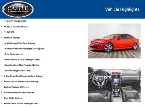 2008 Pontiac G8 GT