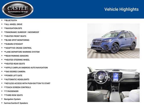 2023 Subaru Ascent Onyx Edition Limited 7-Passenger