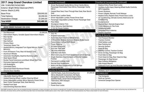 2017 Jeep Grand Cherokee Limited