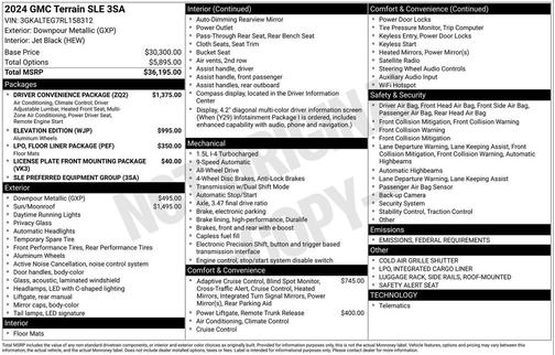 2024 GMC Terrain SLE