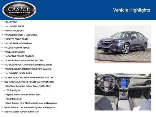 2025 Subaru Legacy Premium