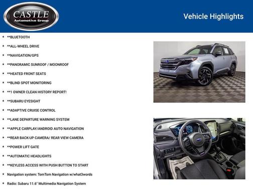 Ice Silver Metallic 2025 Subaru Forester Hybrid Premium