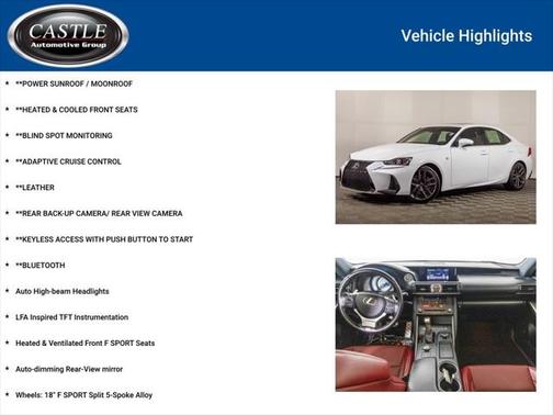 2019 Lexus IS 300 Base