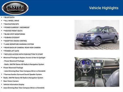 2015 Subaru Outback 2.5i Limited