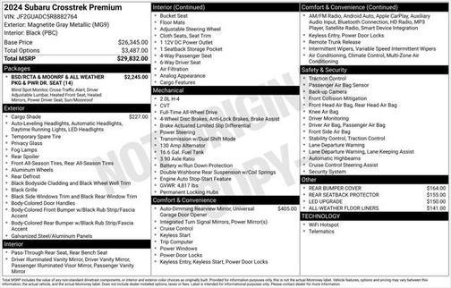 2024 Subaru Crosstrek Premium