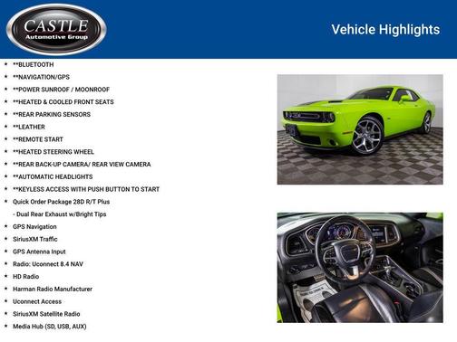 Sublime Pearl Coat 2015 Dodge Challenger R/T Plus