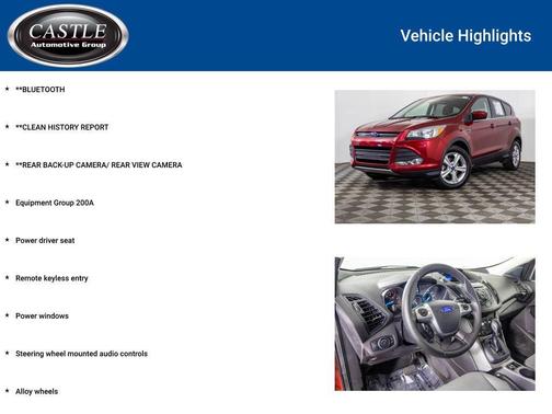 RUBY RED METALLIC TINTED CC 2016 Ford Escape SE