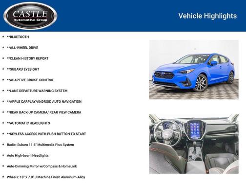 2025 Subaru Impreza Sport