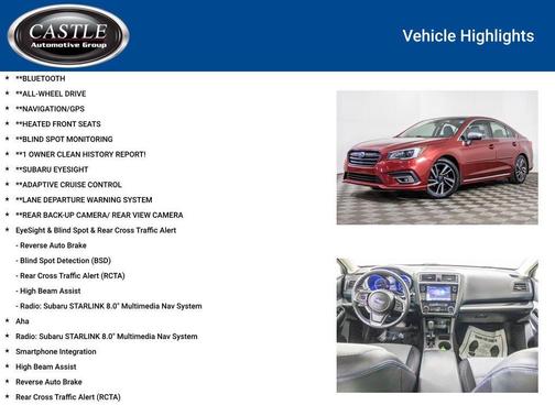 2018 Subaru Legacy Sport
