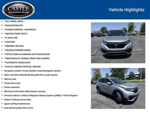 Gray 2020 Honda CR-V AWD Touring