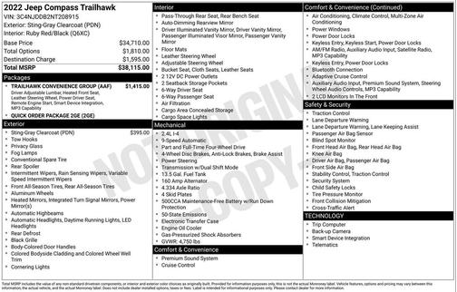 2022 Jeep Compass Trailhawk