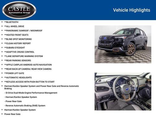 Crystal Black Silica 2026 Subaru Forester Sport