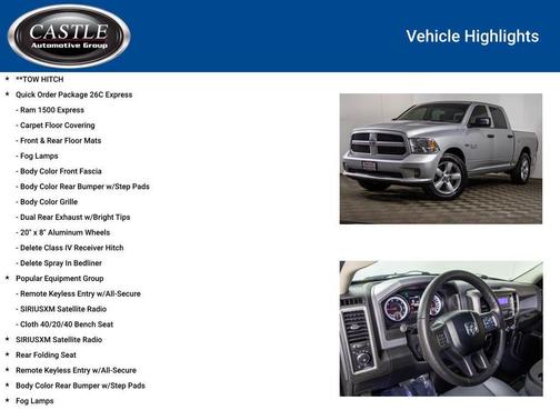 2015 RAM 1500 Tradesman/Express