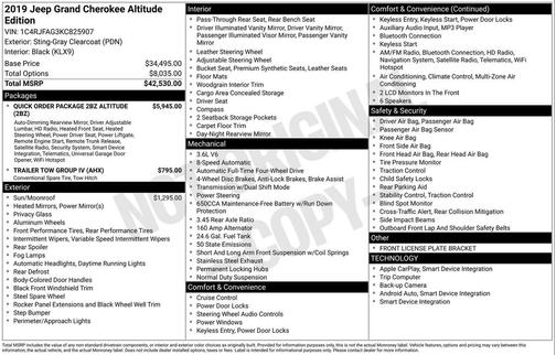 2019 Jeep Grand Cherokee Altitude
