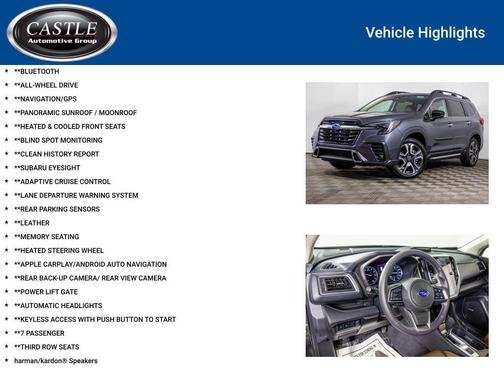 2025 Subaru Ascent Touring 7-Passenger