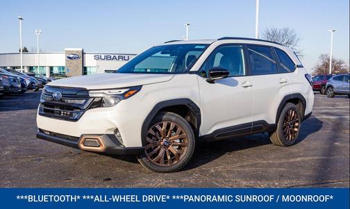 Crystal White Pearl 2026 Subaru Forester Sport