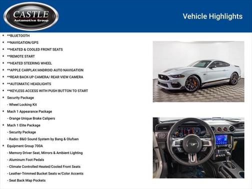 2023 Ford Mustang Mach 1 Fastback