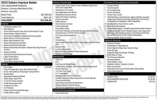 2023 Subaru Impreza Base