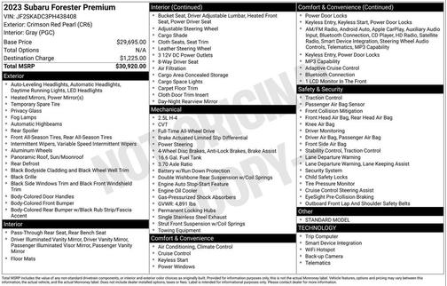 2023 Subaru Forester Premium