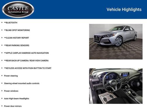 Brilliant Silver Metallic 2022 Nissan Sentra S