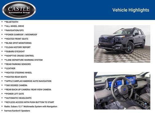 Crystal Black Silica 2026 Subaru Outback Limited XT