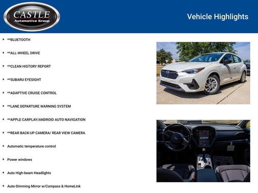 2025 Subaru Impreza Base