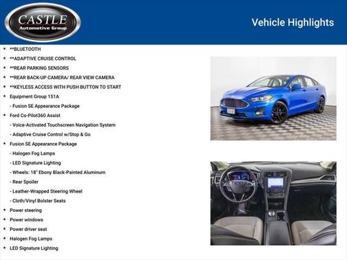 2020 Ford Fusion SE