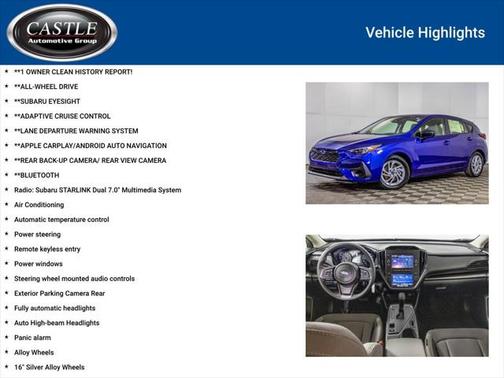 2024 Subaru Impreza Base